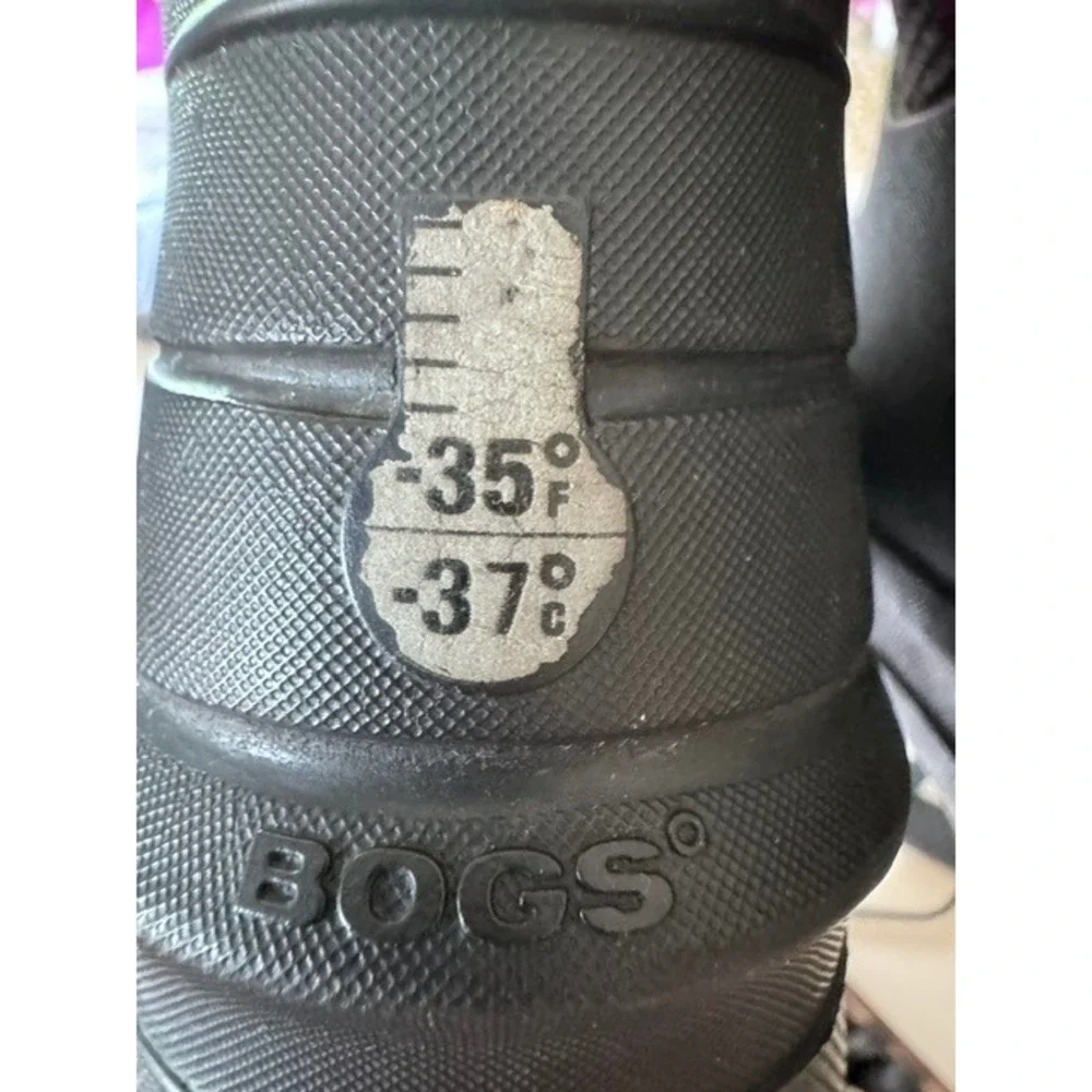Bogs Kids Neo-Classic Geo Waterproof Insulated Winter Boots Black Pink Size 13